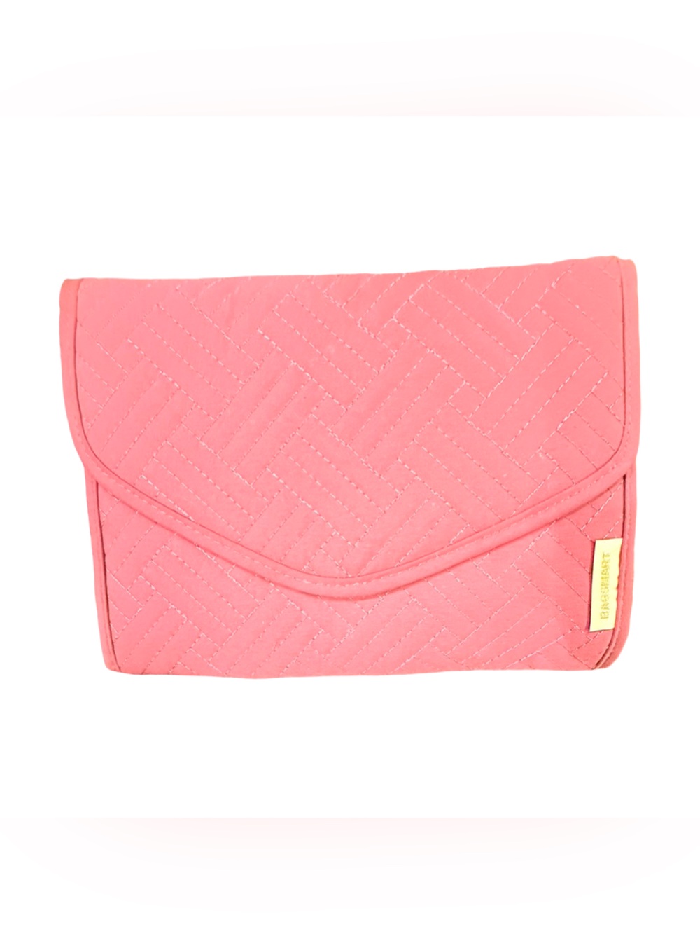 Quilted Tablet Sleeve in Coral Pink